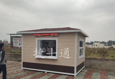 金屬雕花板核酸采樣崗亭到貨現場